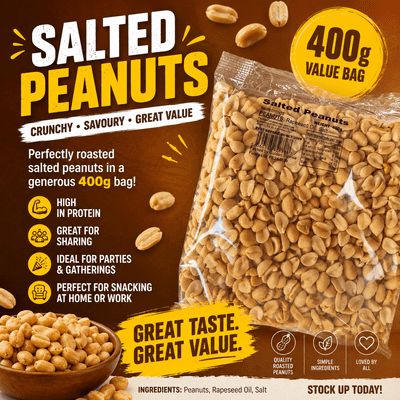 Salted Peanuts 400g Bag