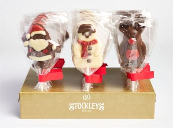 Stockleys Milk Chocolate Lollipop Christmas 27x30g