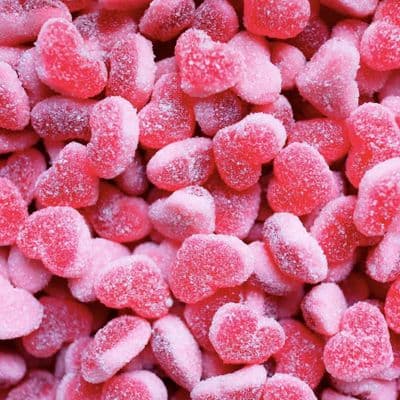 Strawberry Hearts 100g Bag