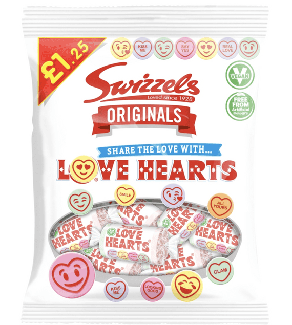 Swizzels Mini Love Hearts  Bag 125g