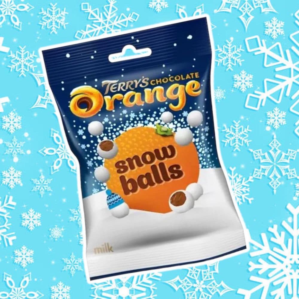 Chocolate orange christmas snowballs