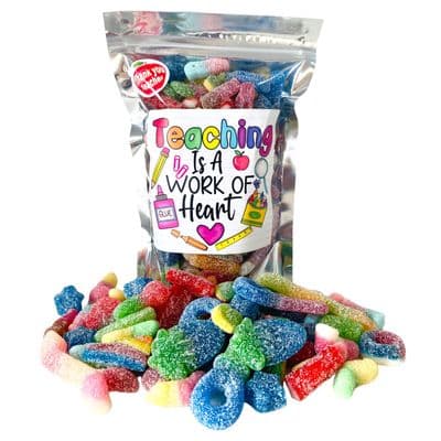 Thank You Teacher Fizzy Mix Sweet Pouch