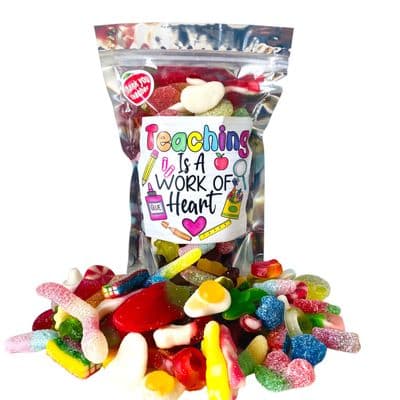 Thank You Teacher Jelly & Fizzy Mix Combo Sweet Pouch