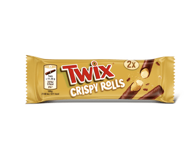 Twix Chocolate & Caramel Crispy Roll 23g