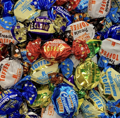 Walkers Assorted Toffee & Eclairs 80g