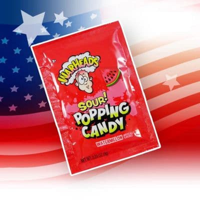 Warheads Sour Popping Candy Watermelon 9g