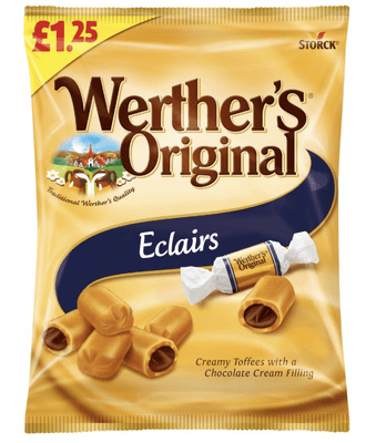 Werthers Eclairs 100g Bag