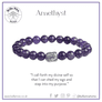 Amethyst Buddha Bracelet