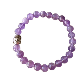 Amethyst Buddha Bracelet