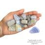 Blue Lace Agate Crystal - Single Polished Tumblestone
