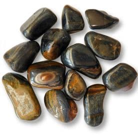 Blue Tiger’s Eye Crystal - Single Polished Tumblestone