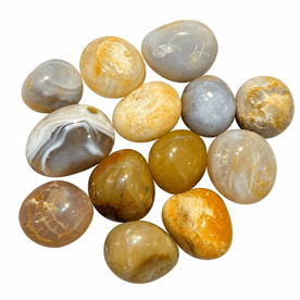 Botswana Agate Healing Crystal - Single Polished Tumblestone