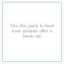 Break Up Crystals Gift Pack