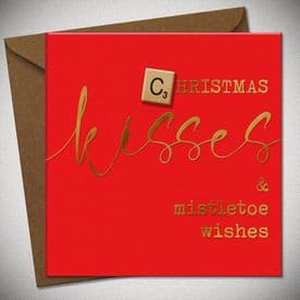 Christmas Kisses and Mistletoe Wishes (Red)