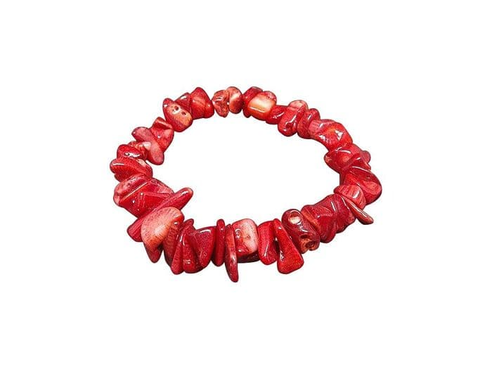 Coral Chips Bracelet