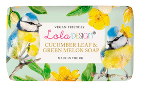 Cucumber Leaf and Green Melon - Blue Tits Soap by Lola designs