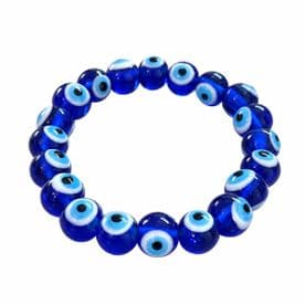 Evil Eye Bead Bracelet (10mm)