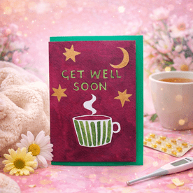 Get Well Soon - Hand Illustrated Card