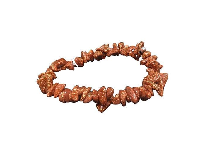 Goldstone Chips Bracelet
