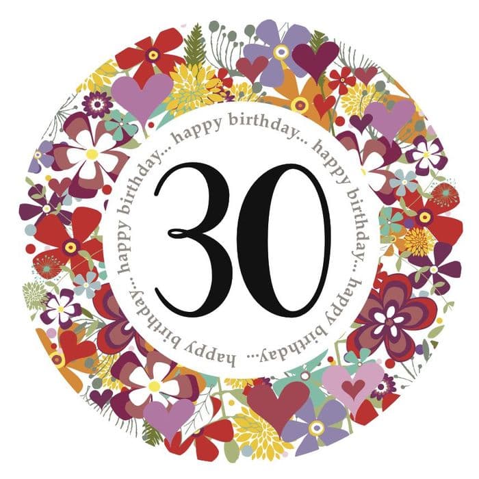 Happy (30) Birthday