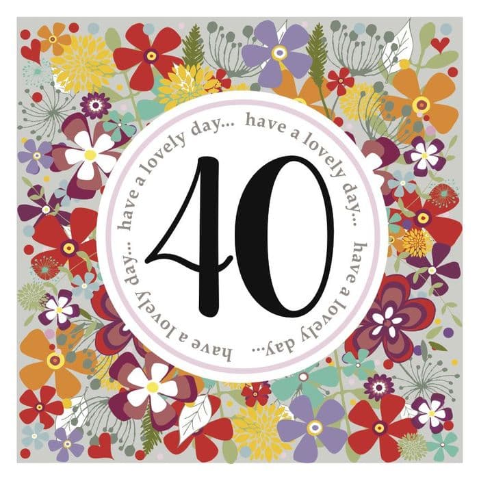 Happy (40) Birthday