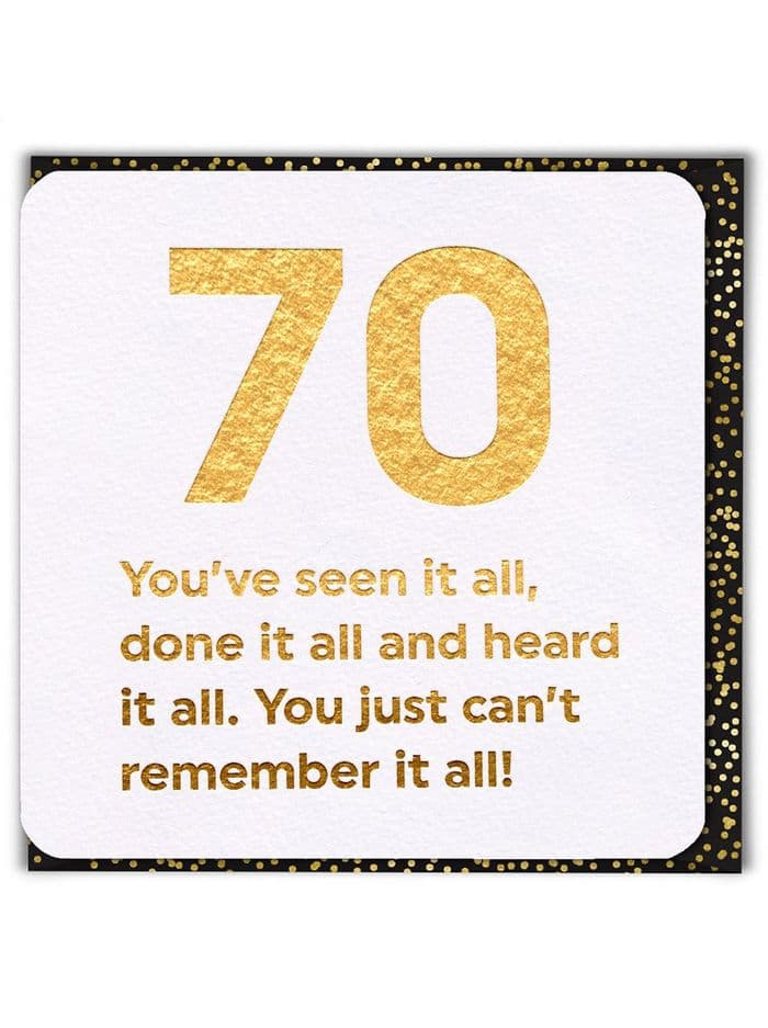 Happy 70th Birthday - QU041