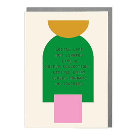 Humorous Birthday Card Museum Collection By Lola Design