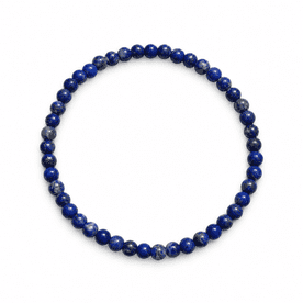 Lapis Lazuli Bead Bracelet (4mm beads)