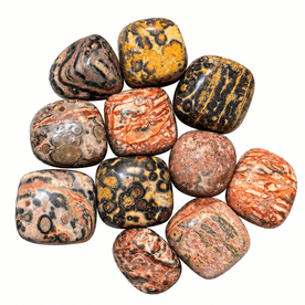 Leopard Skin Jasper Healing Crystal - Single Polished Tumblestone