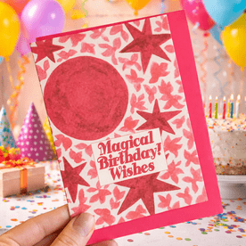 Magical Birthday Wishes Greeting Card (Hand Illustrated )