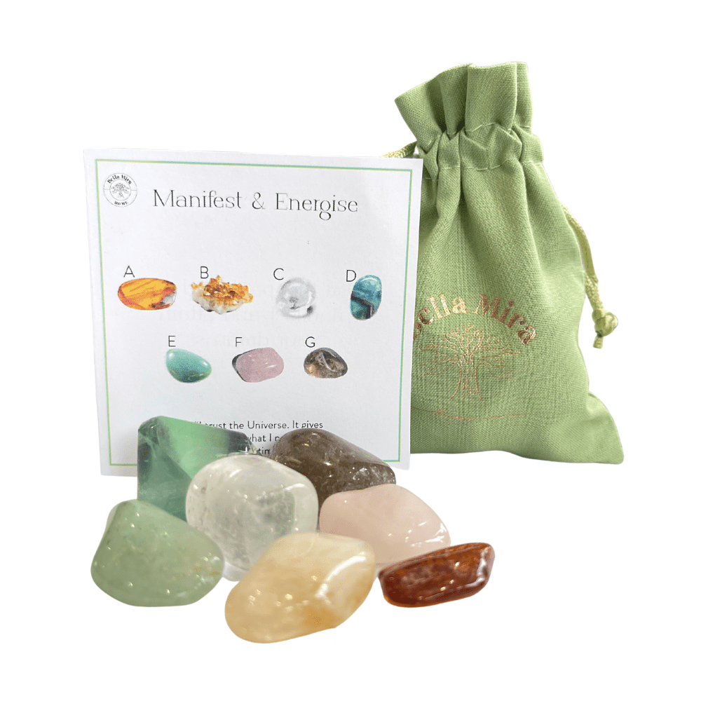 Manifest and Energise Crystals Gift Pack