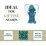 Natural Turquoise Orgonite Guardian Angel (Large, 3inch)