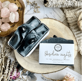 Obsidian Nights Soap - Tea Tree & Peppermint
