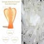 Orange Selenite Guardian Angel (medium, 2.5inch)