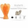 Orange Selenite Guardian Angel (medium, 2.5inch)