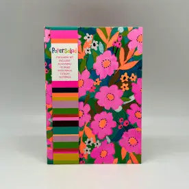 Paper Salad Notebook Sticky Notes Stationery Set - Floral