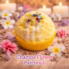 Patchouli Jasmine Flower - Fizzing Cupcake Bath Melt