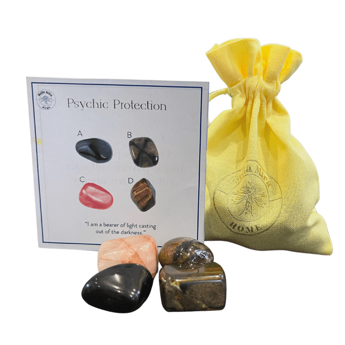 Psychic Protection Crystals Healing Pack
