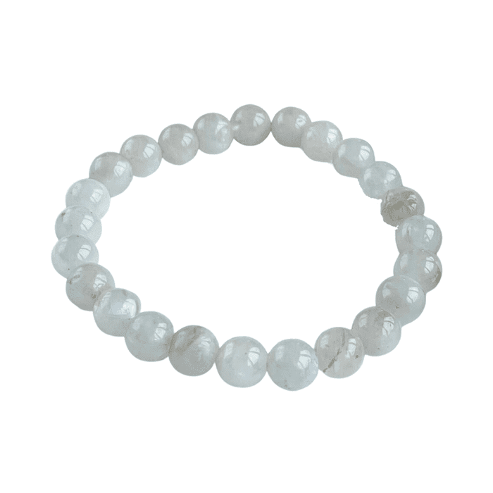 Rainbow Moonstone 8mm Bead Bracelet