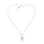 Rainbow Moonstone Sterling Silver Teardrop Necklace
