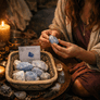 Raw Blue Calcite Crystal Chunk