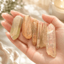 Raw Tangerine Quartz