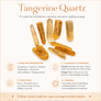 Raw Tangerine Quartz