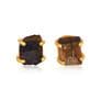 Raw Tiger's Eye Earrings (Capricorn / January Birthstone)