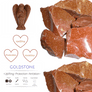 Red Goldstone Pocket Angel (Mini 2 cms)