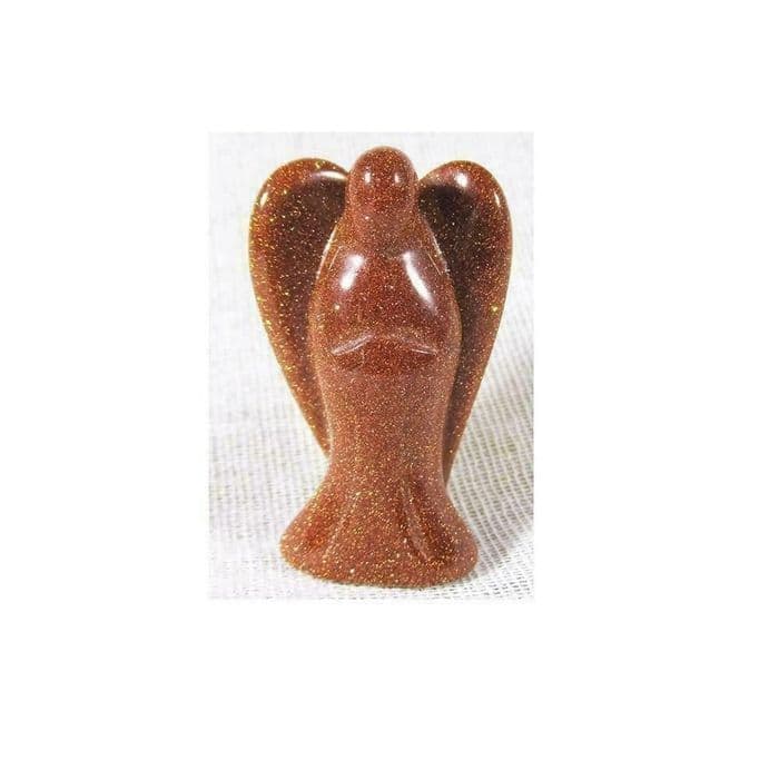Red Goldstone Pocket Angel (Mini 2 cms)