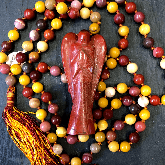 Red Jasper Guardian Angel (Large 3 Inch)