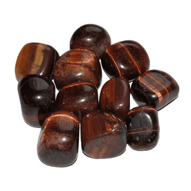 Red Tiger's Eye Single Crystal Tumblestone