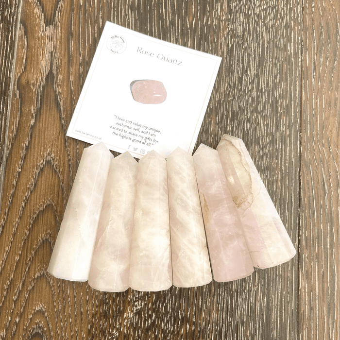 Rose Quartz Crystal Towers