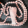 Rose Quartz Guardian Angel (Large 3inch)